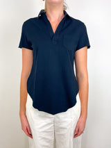 Charlotte Perfect Polo in British Royal Navy - The Shoe Hive
