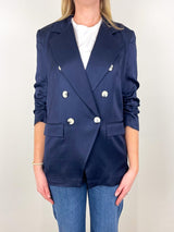 Chesterfield Dickey Jacket in Navy - The Shoe Hive