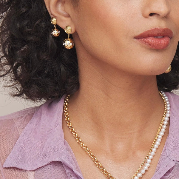 Chubby Dewy Earrings - The Shoe Hive
