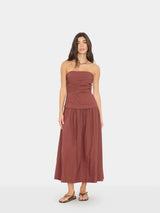 Ciara Dress in Adobe Brown - The Shoe Hive