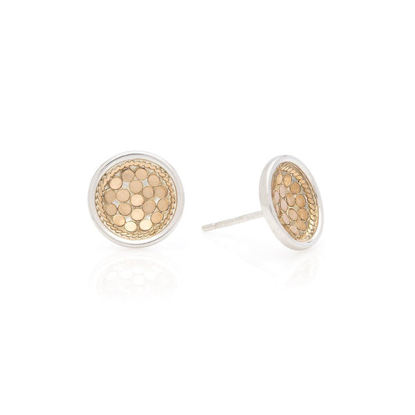 Classic Dish Stud Earrings in Gold - The Shoe Hive