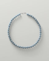 Classic Sphere Bead Collar in Silver/Angelite - The Shoe Hive