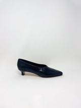 Clemmie Kitten Heel in Black - The Shoe Hive