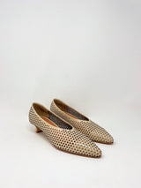 Clemmie Kitten S - Punch in Champagne - The Shoe Hive