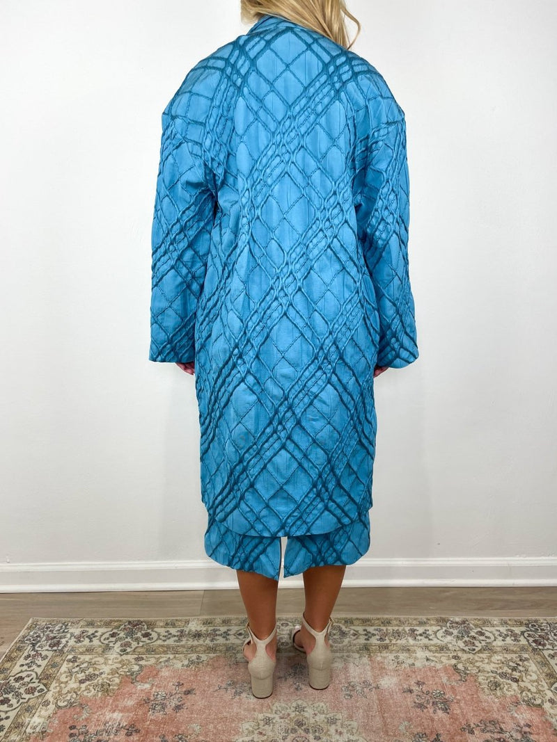 Coat in Himmelblau - The Shoe Hive