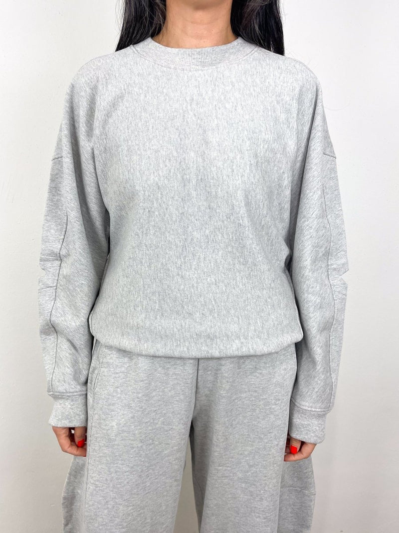 Cocoon Crewneck Sweatshirt in Heather Grey - The Shoe Hive