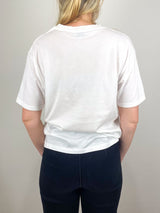 Cohen Tee Paris Stencil in Ivory - The Shoe Hive