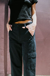 Collette Cargo in Vintage Black - The Shoe Hive