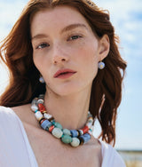 Comet Earrings in Blue Agate - The Shoe Hive