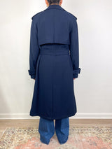 Conneley Dickey Trench Coat in Navy - The Shoe Hive