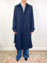 Conneley Dickey Trench Coat in Navy - The Shoe Hive