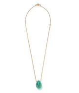 Constance Necklace in Brazilian Amazonite Green - The Shoe Hive