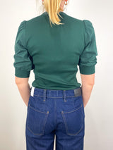Coralee Top in Dark Hunter Green - The Shoe Hive
