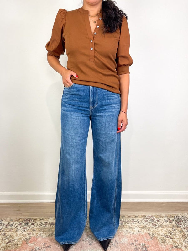 Coralee Top in Mahogany - The Shoe Hive