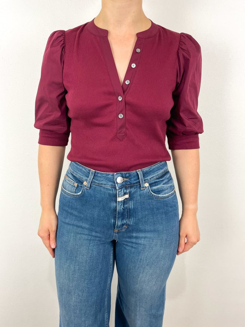 Coralee Top in Wine - The Shoe Hive