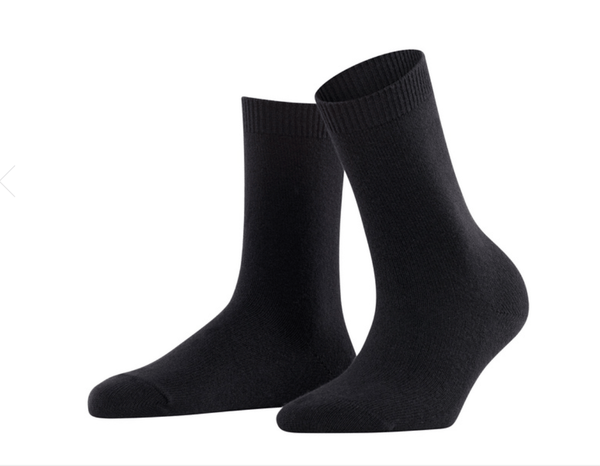 Cosy Wool Sock in Black - The Shoe Hive