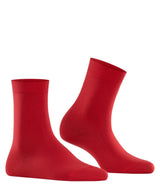 Cotton Touch Socks in Scarlet - The Shoe Hive