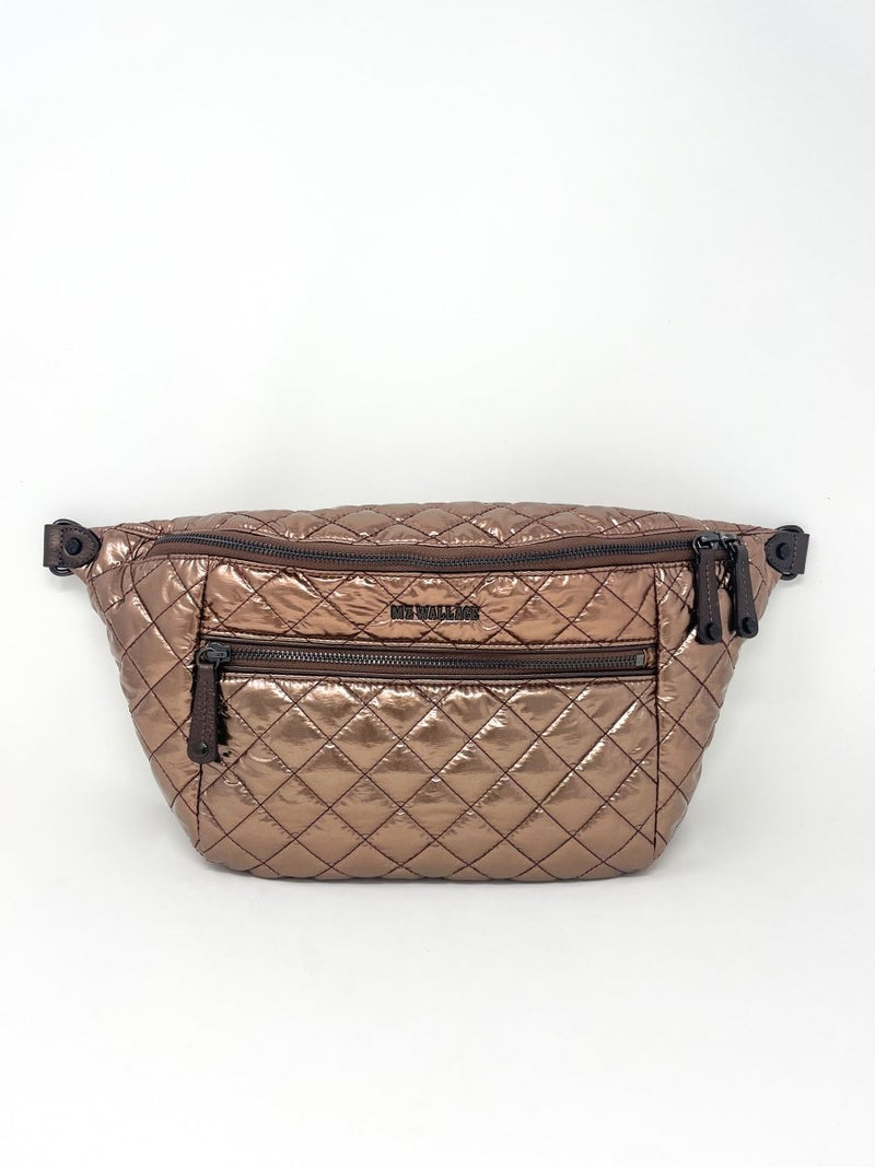 Crosby Crossbody Sling Bag in Copper Metallic Lacquer - The Shoe Hive