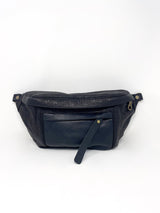 Cross Your Heart Sling Leather in Black Basketweave - The Shoe Hive