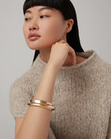 Lennon Bangle Large in Gold