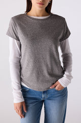 Forever Tee in Heather Grey