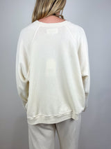 The Rehersal Sweatshirt in Washed White