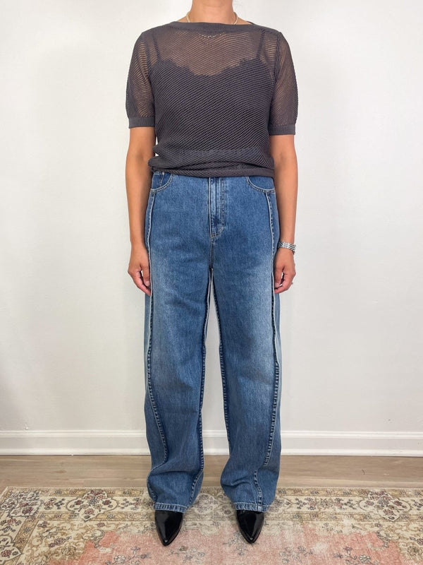 Dahlia Top in Charcoal - The Shoe Hive