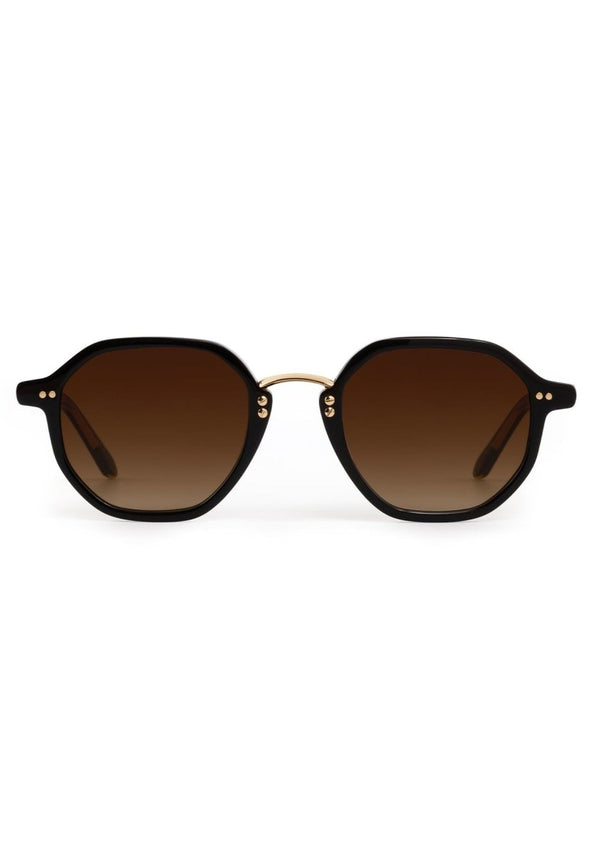 Dakota in Black + Black Tea 18K - The Shoe Hive