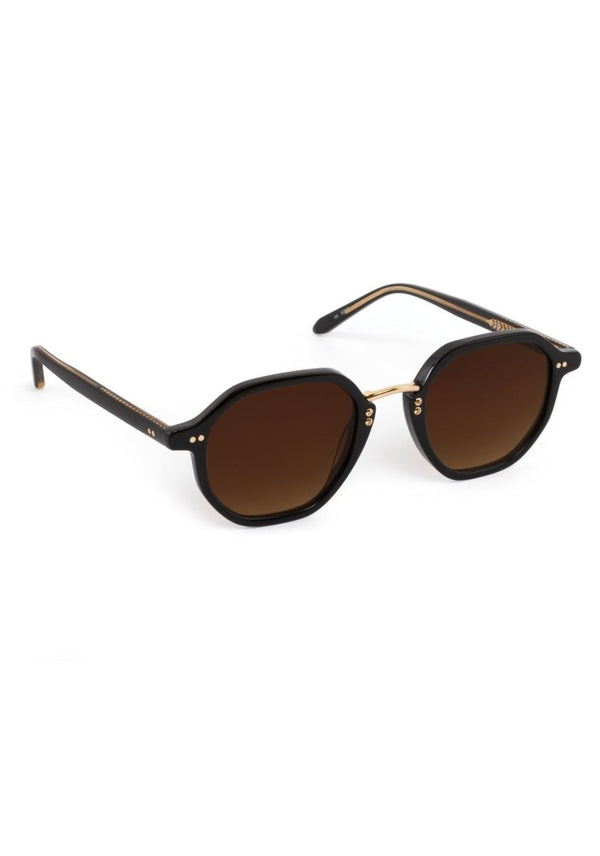 Dakota in Black + Black Tea 18K - The Shoe Hive