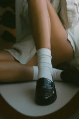 Danielle Slip On Loafer in Black Embosed - The Shoe Hive