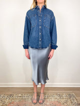 Dante Shirt in Mosaic Blue - The Shoe Hive