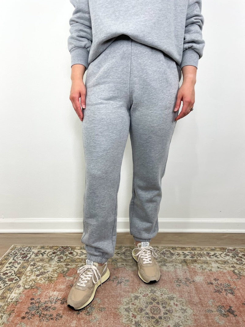 Davis Sweatpant in Heather Grey - The Shoe Hive