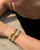 Nelle Bangle Large in Gold