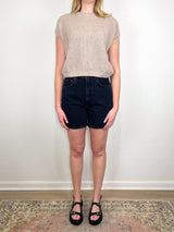 Delaney Short in Vintage Black - The Shoe Hive