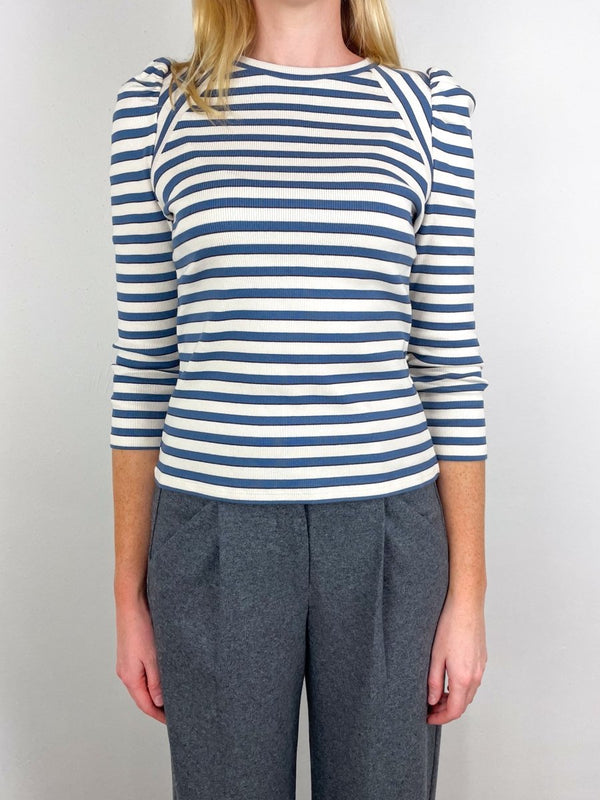 Delano Top in Ecru/Ocean/Dark Umber - The Shoe Hive