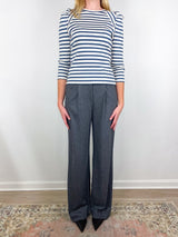Delano Top in Ecru/Ocean/Dark Umber - The Shoe Hive