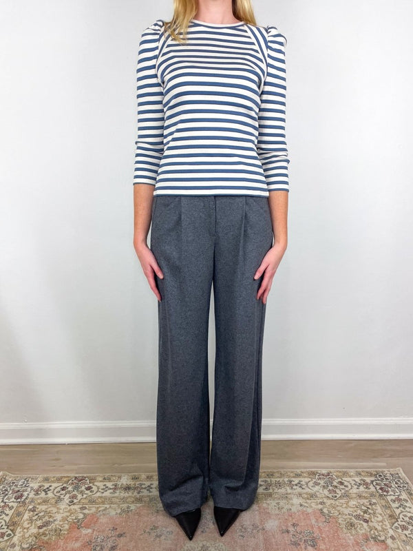 Delano Top in Ecru/Ocean/Dark Umber - The Shoe Hive