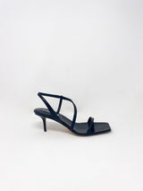 Delicat in Black Embossed Snake - The Shoe Hive
