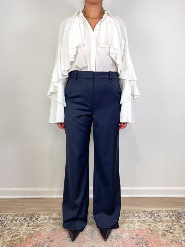 Demaris Blouse in Dove - The Shoe Hive