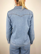Denim Button Down in Blue Wash - The Shoe Hive