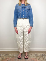 Devin Collarless Jacket in Cecil - The Shoe Hive
