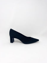 Didi in Velour Nero - The Shoe Hive