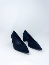 Didi in Velour Nero - The Shoe Hive