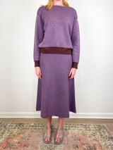 Dobrich Pullover Sweater in Prune/Plum - The Shoe Hive
