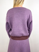 Dobrich Pullover Sweater in Prune/Plum - The Shoe Hive