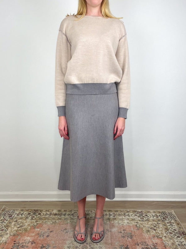 Dobrich Pullover Sweater in Sand/Taupe - The Shoe Hive