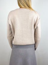 Dobrich Pullover Sweater in Sand/Taupe - The Shoe Hive