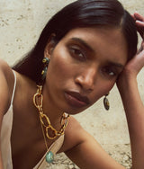 Dorothy Earrings in Green Jade - The Shoe Hive