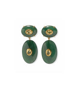 Dorothy Earrings in Green Jade - The Shoe Hive
