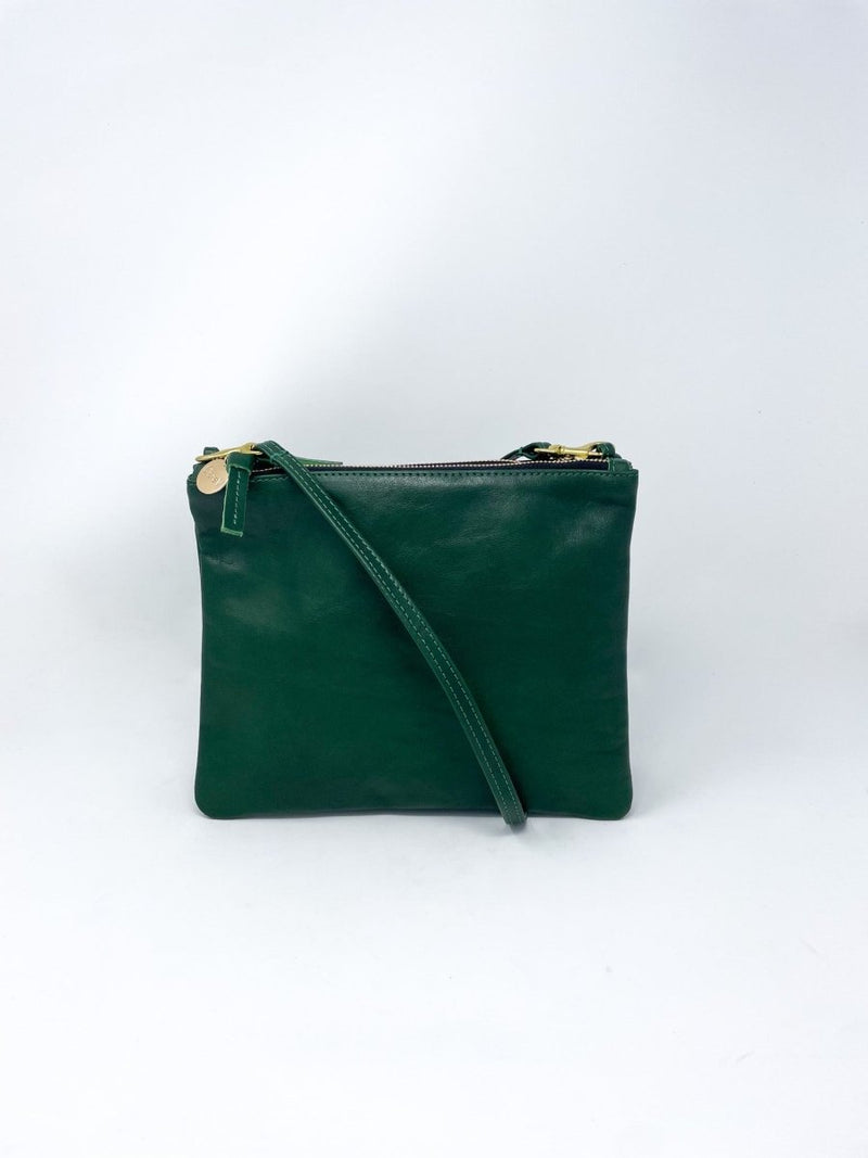 Double Sac Bretelle in Evergreen Rustic - The Shoe Hive